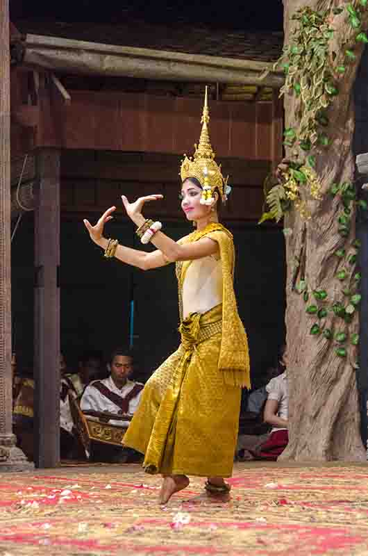 46 - Camboya - Siem Reap - danzas tradicionales